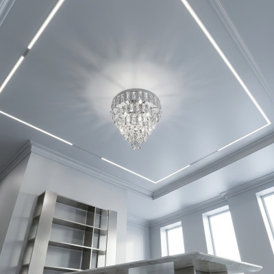 Moderne kroonluchter Crystal woonkamer hanglamp plafondverlichting