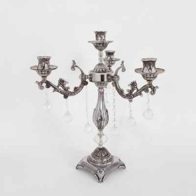 Tafellamp nachtlamp licht Luxe tafellamp woonkamer zilver