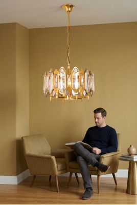 Kroonluchter woonkamer Stijl Moderne lamp Goud Slaapkamer Luxe