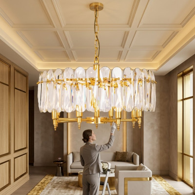 Kroonluchter nieuwe hanglamp hanglamp woonkamer goud modern