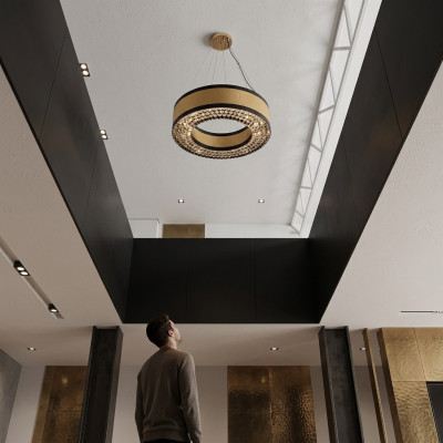 Kristallen plafondlamp woonkamer verlichting luster lamp armatuur luxe