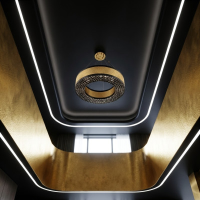 Kristallen plafondlamp woonkamer verlichting luster lamp armatuur luxe