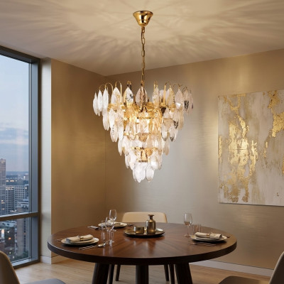 Kroonluchter goud Plafondlamp Lampen Woonkamer 50x58