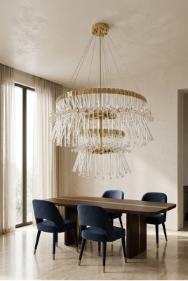 Ronde design kroonluchter plafondlamp plafondverlichting lamp luchter