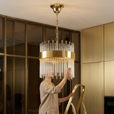 Plafondlamp Prachtige kroonluchter nieuw Woonkamer Modern goud