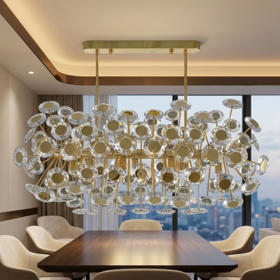 Kroonluchter Luxe Woonkamer Stijl Moderne Slaapkamer Lamp Verlichting Goud.