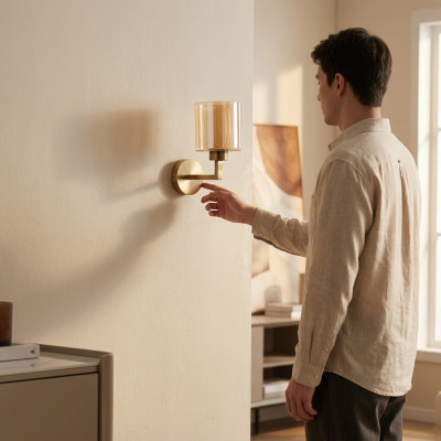 Wandlamp mooi stijl Moderne plafondlamp nieuw Slaapkamer goud