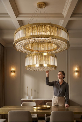 Plafondlamp Woonkamer Stijl Moderne Plafondverlichting Luxe Lamp Kristal