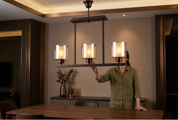 Woonkamer plafondlamp luchter glas hanglamp plafonnière luxe
