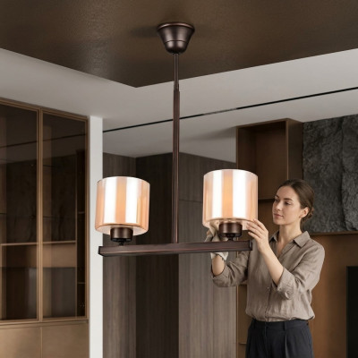 Plafondlamp Moderne Luxe Kroonluchter Glas Woonkamer Lamp Nieuw