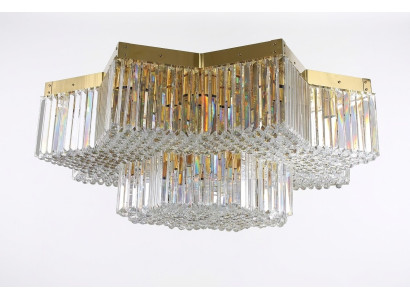 Kroonluchter Kristallen Lamp 120x40 Plafondverlichting Luxe Plafondlamp Woonkamer