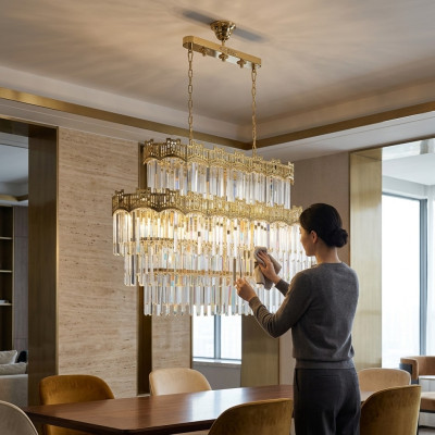 Hanglamp Moderne Gouden Hanger Licht Pendel Woonkamer Luxe