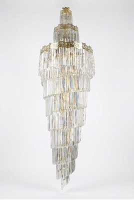 Kroonluchter plafondlamp luxe design kristallen lamp woonkamer lamp goud