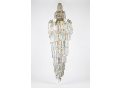 Kroonluchter plafondlamp luxe design kristallen lamp woonkamer lamp goud