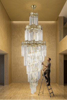 Kroonluchter Luxe Design Kristal Woonkamer Stijl Moderne Lamp