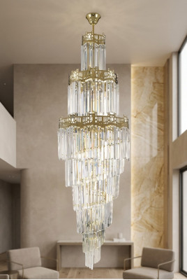 Kroonluchter Luxe Design Kristal Woonkamer Stijl Moderne Lamp