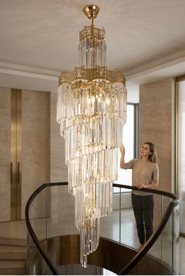 Kroonluchter woonkamer plafondverlichting Moderne kroonluchter prachtig kristal