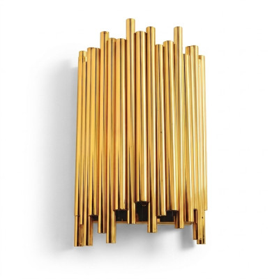Wandlamp mooi stijl Moderne woonkamer Metalen voet nieuw goud