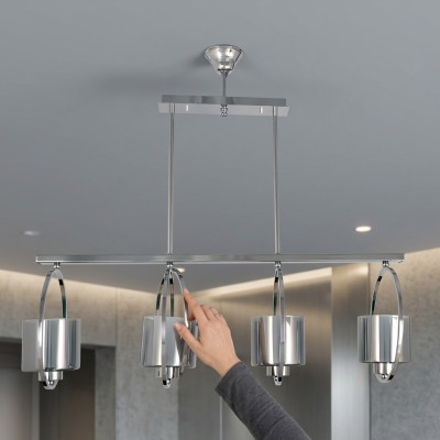 Kroonluchter Luxe Lustr Glas Hanglamp Woonkamer Lamp E14