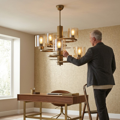 Hanglamp kroonluchter luxe verlichting woonkamer nieuw kristal
