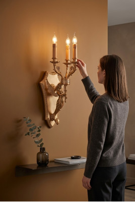 Gouden wandlamp ontworpen lamplamp woonkamer luxe slaapkamer nieuw