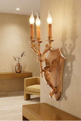 Gouden wandlamp ontworpen lamplamp woonkamer luxe slaapkamer nieuw