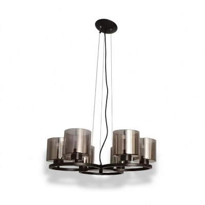 Plafondlamp Kroonluchter Plafondverlichting zwart Kroonluchter glas