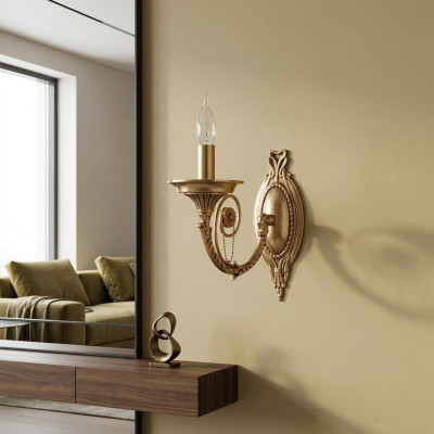Wandlamp Modern Stijl Modern Materiaal Messing Woonkamer Nieuw