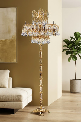 Staande lamp Woonkamer Luxe Leesarm Slaapkamer Kristal klassiek