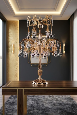 Tafellamp Slaapkamer klassiek Nachtlampen Luxe goud nieuw