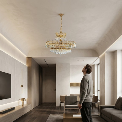Kroonluchter Lamp Lamp Woonkamer Plafondlamp Luxe Luster Lampen