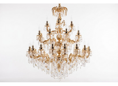 Moderne kroonluchter lamp klassiek luxe woonkamer messing kristal