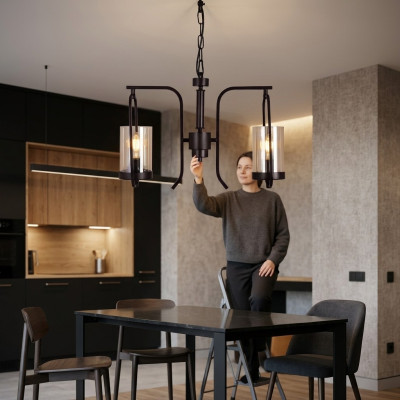 Plafondlamp Moderne plafondlamp Woonkamer Luster Glas Kroonluchter nieuw