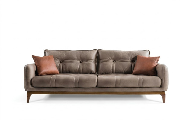 Sofa's banken driezitter ontwerper bank bankstel bruin meubilair wonen