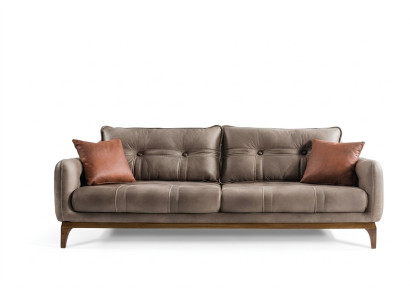 Sofa's banken driezitter ontwerper bank bankstel bruin meubilair wonen