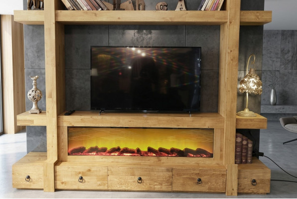Wandmeubel tv hout wandmeubel woonkamers televisie rtv 240x205 aanbouw wand