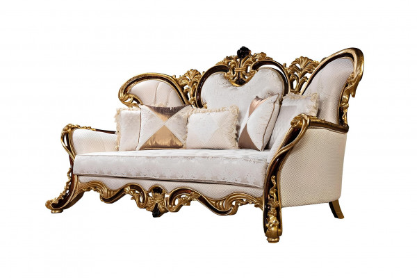 Luxe bankstel Barok Rococo bankstel 3+3+1+1 salontafel