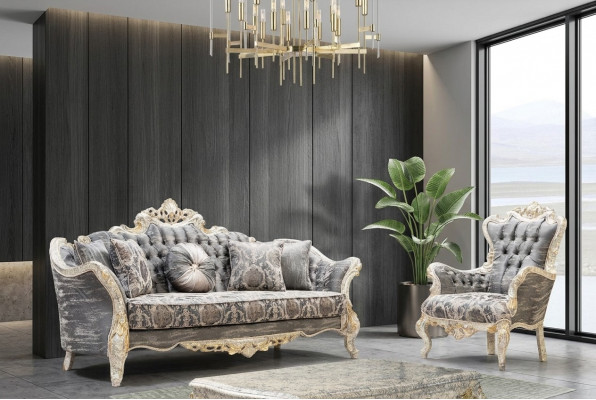 Sofa set 3+1 zits woonkamerbank bank fauteuil sofa set Nieuw