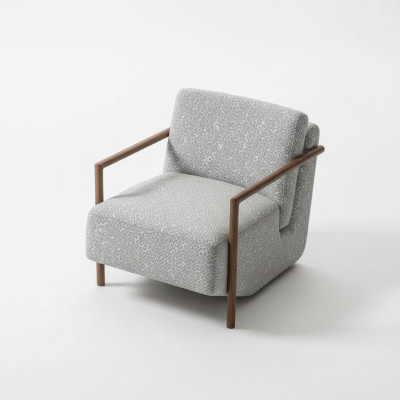 Stoel Grijs Woonkamer Meubels Design Modern Luxe Eenpersoons Club Relax