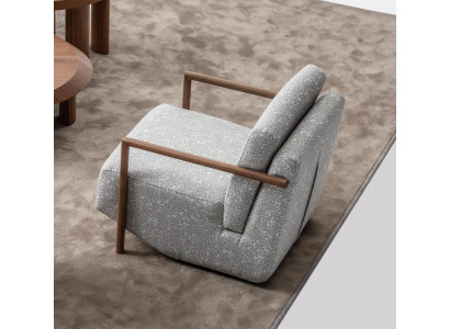 Stoel Grijs Woonkamer Meubels Design Modern Luxe Eenpersoons Club Relax