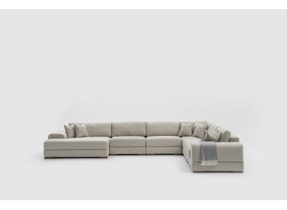 Eckbank U-vorm Woonkamer Bankstel Bank Ontwerp Moderne Meubels 150x425x320