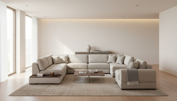 Hoekbank U-vorm woonkamer Luxe banken Design bank Bankstel