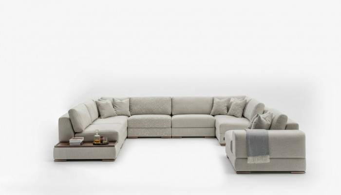 Hoekbank U-vorm woonkamer Luxe banken Design bank Bankstel