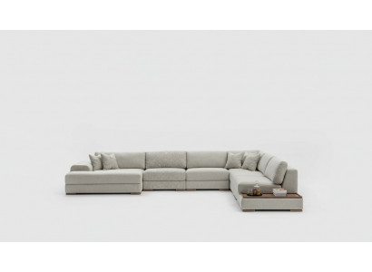 Bank Bank Woonkamer Hoekbank Modern Design Meubels U-Vorm Stoffen Bank