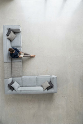 Eckbank hoekbank woonkamer modern design bank gestoffeerde textiel 400x310