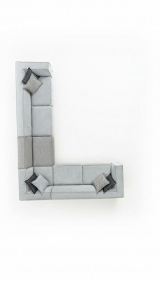 Eckbank hoekbank woonkamer modern design bank gestoffeerde textiel 400x310