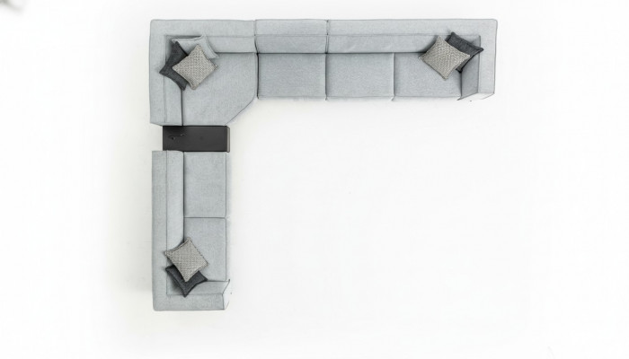 Sofa L Vorm Bank Bekleding Woonkamer Modern Design Hoekbank Textiel Banken