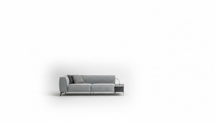 3-zits bank bank Moderne stijl Woonkamer Beklede bank Luxe Textiel