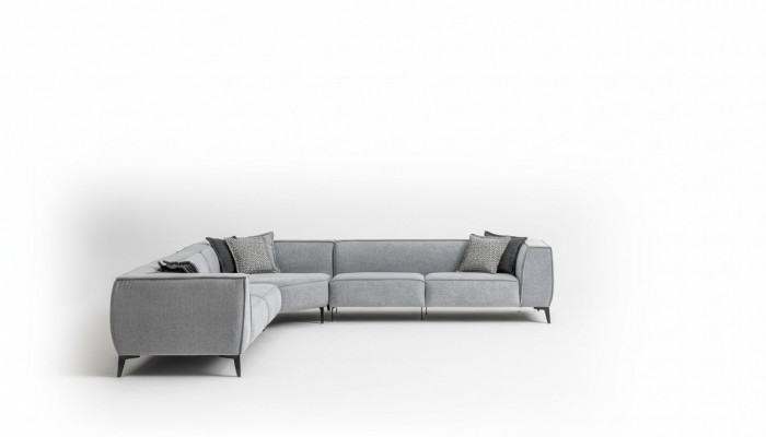 Hoekbank gestoffeerde bank woonkamer bank bank L-vorm modern design nieuw
