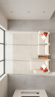 Bank L-vorm Luxe meubilair Woonkamer Beklede bank Moderne bank 365x170